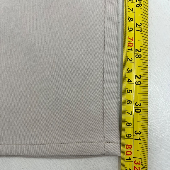 Peter Millar EB66 Mens 36x32 Chino Pants Khaki Beige Classic Fit 2-Way Stretch - Picture 13 of 14